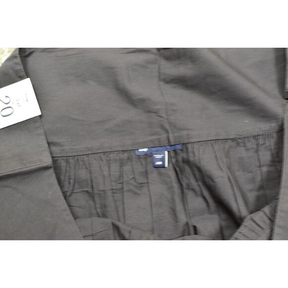 NEW Gap Plus Size 20 Gray Pleated Skirt Cotton Geometric Zip - Picture 5 of 7